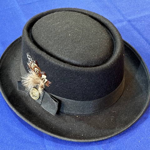 Black Pork Pie hat